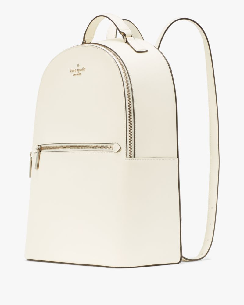 Kate Spade,Perry Leather Large Backpack,Meringue