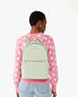 Kate Spade,Perry Leather Large Backpack,Light Olive