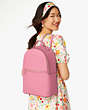 Kate Spade,Perry Leather Large Backpack,Blossom Pink