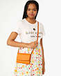 Kate Spade,Perry Leather Crossbody,Turmeric Root