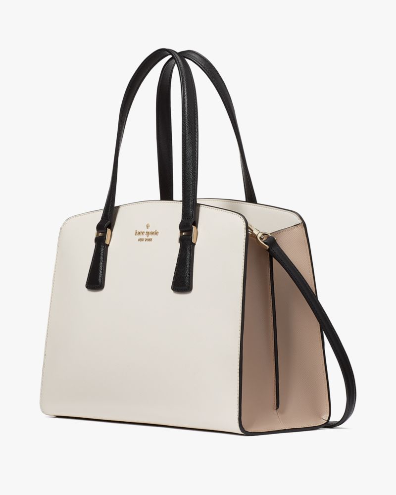 Kate Spade,Perry Colorblock Medium Satchel,Warm Beige Multi