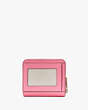 Kate Spade,Staci Small Zip Around Wallet,Blossom Pink