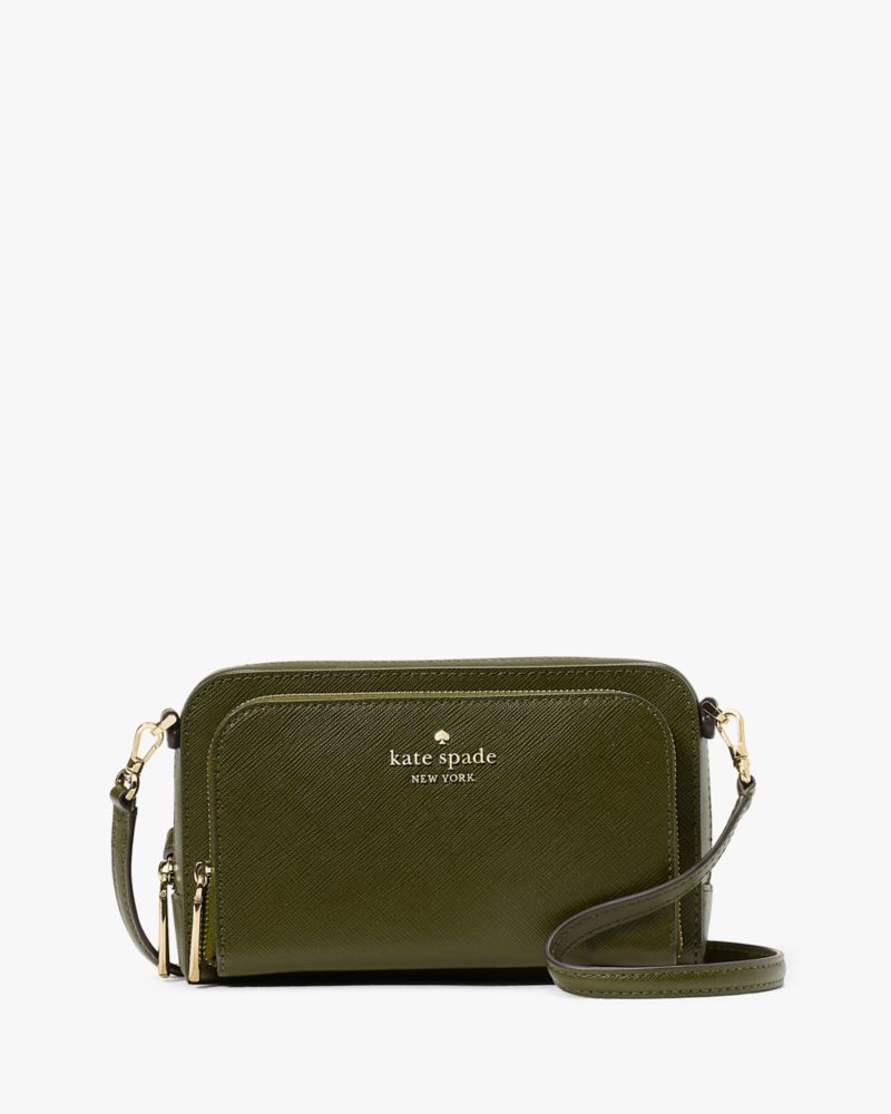 Kate spade double zip mini crossbody sale