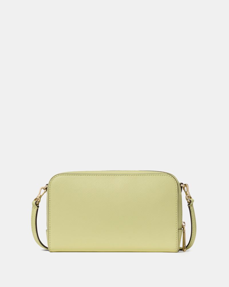 Kate Spade,Staci Mini Crossbody Bag,Lining Leather,Crossbody,Logo,Metal,Lined,Casual,Green
