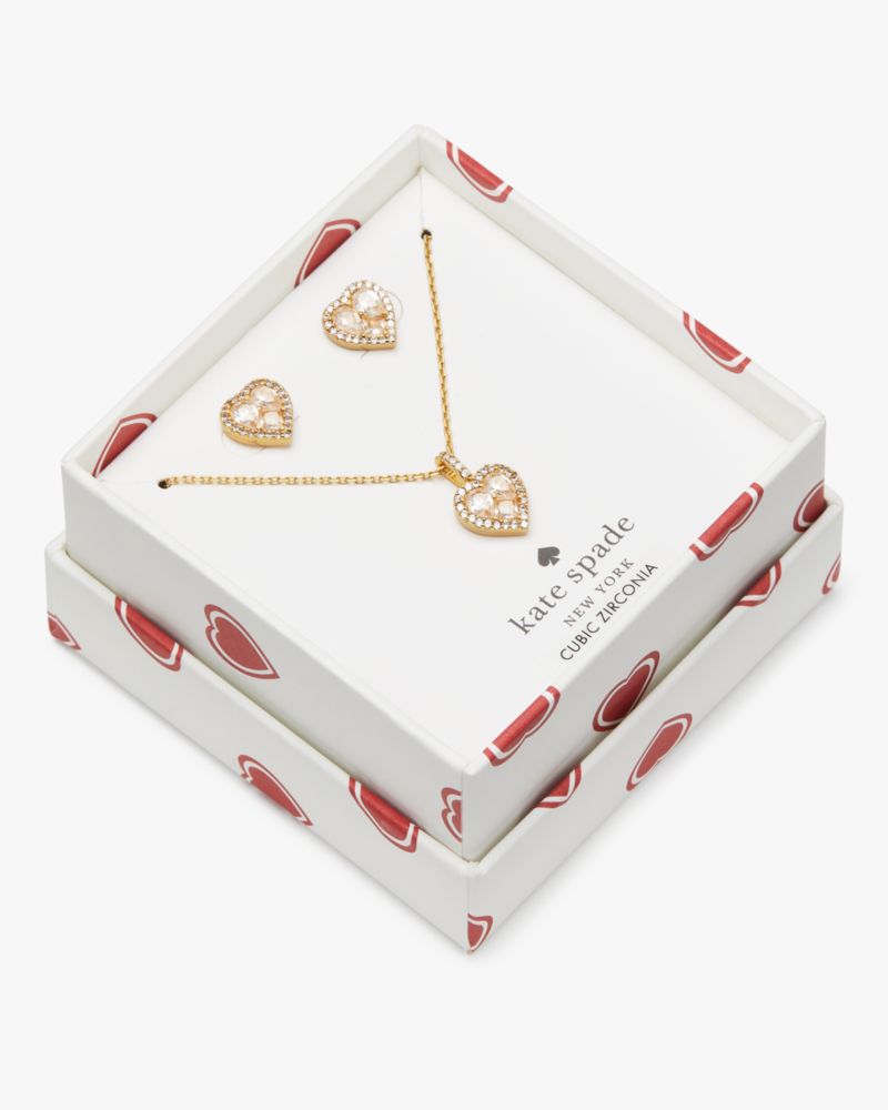 Kate spade earrings deals and necklace set