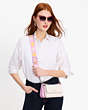 Kate Spade,Double Up Colorblocked Crossbody,Parchment Multi