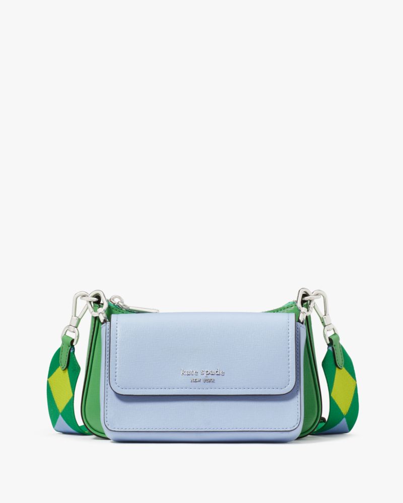 Kate Spade,Double Up Colorblocked Crossbody,North Star Multi