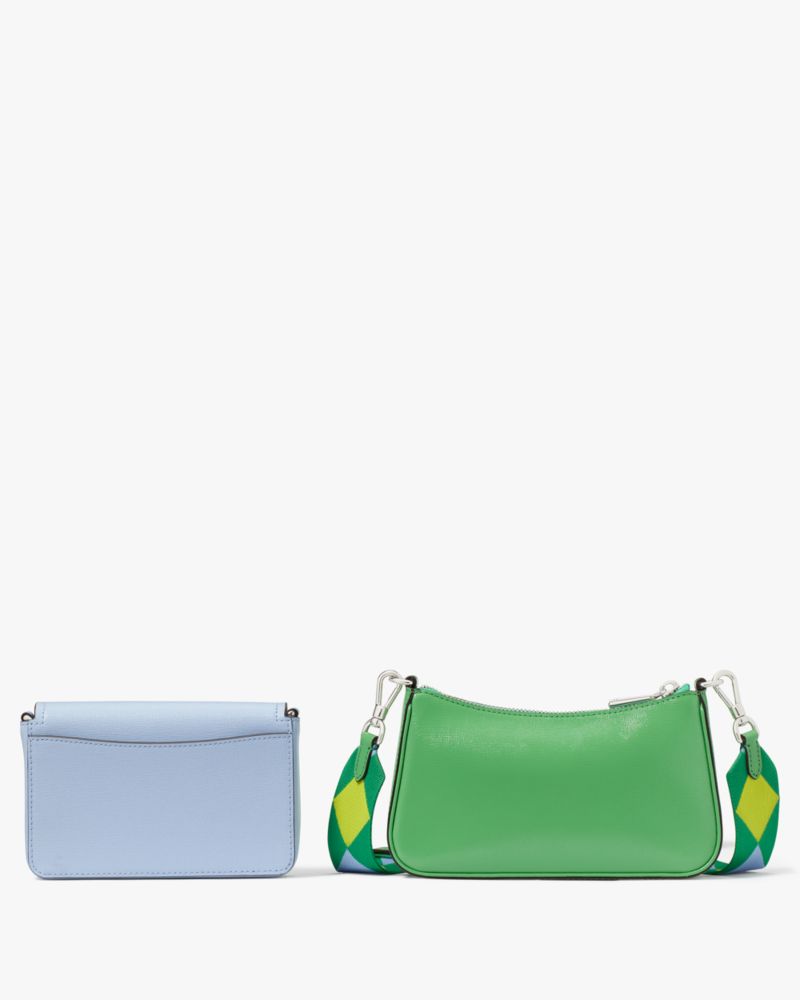 Kate Spade,ダブル アップ カラーブロックド クロスボディ,バッグ,