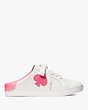 Kate Spade,Fez Mule,Optic White/Blossom Pink