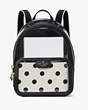 Kate Spade,Clare See Through Backpack,Black Multi