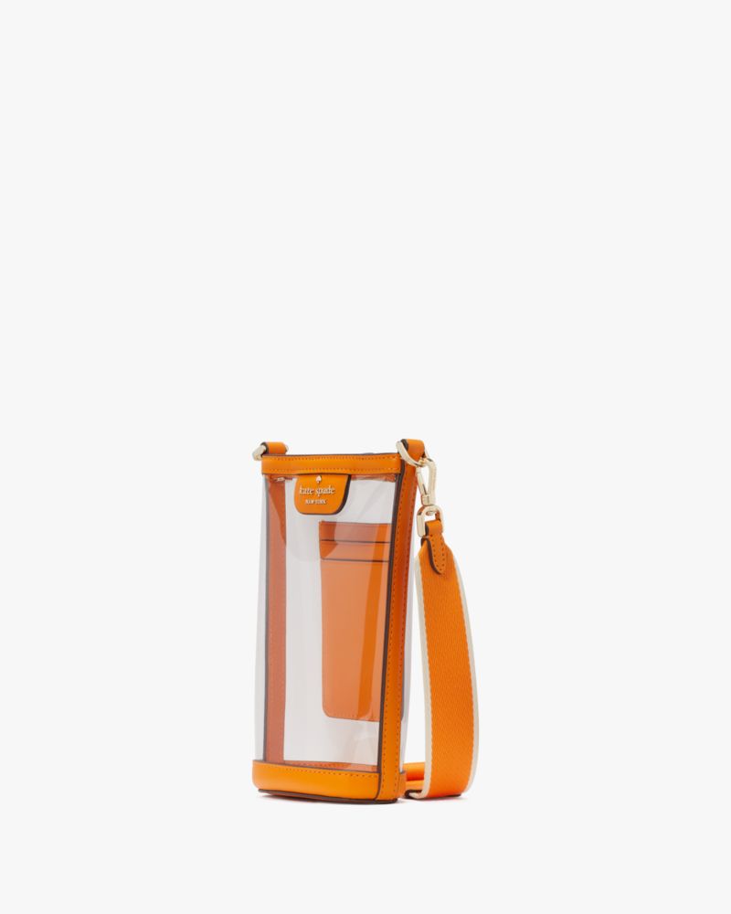 Kate Spade,Clare See Through Phone Crossbody,Turmeric Root Multi