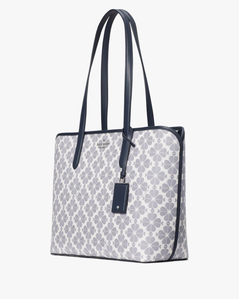 Kate Spade,Signature Spade Flower Tote,Navy Multi