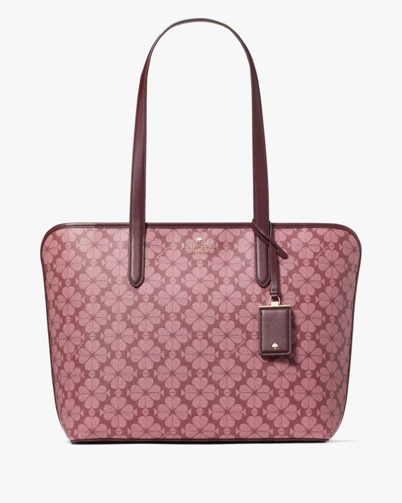 Kate Spade,スペード フラワー コーテッド キャンバス トート,バッグ,グルナッシュマルチ