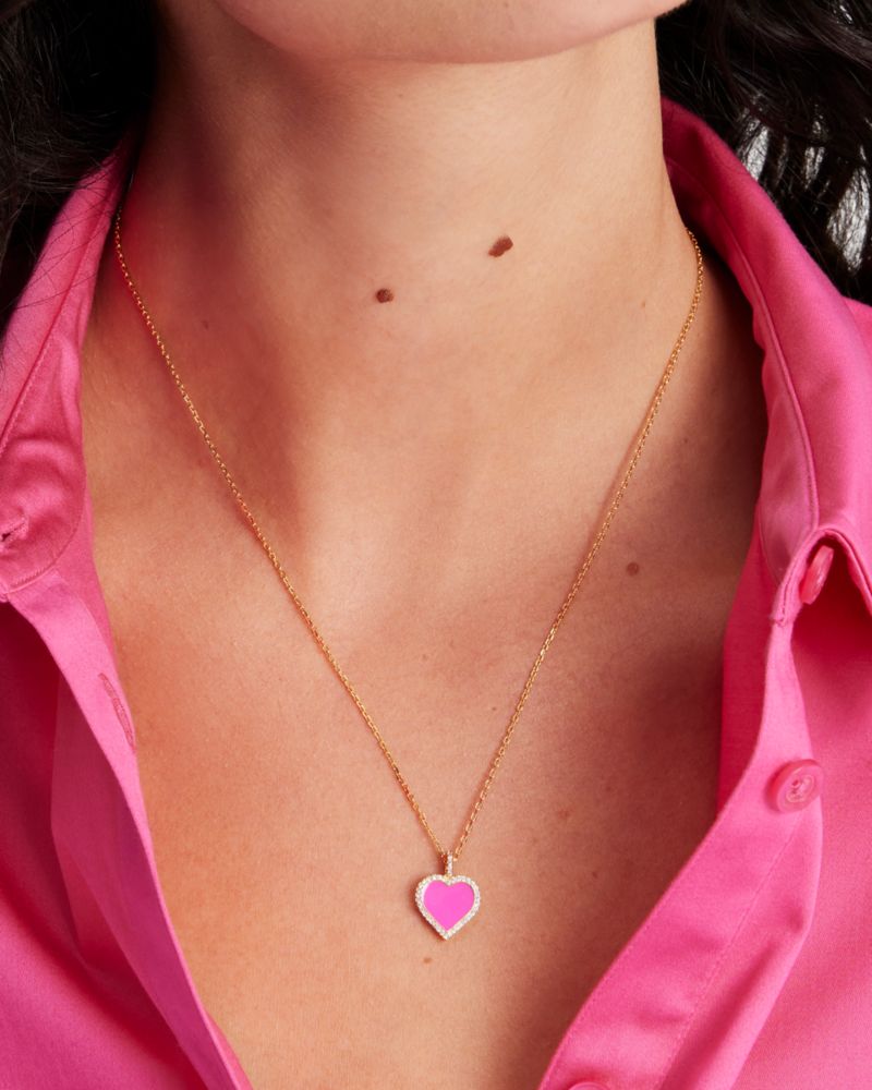 Heart necklace store kate spade