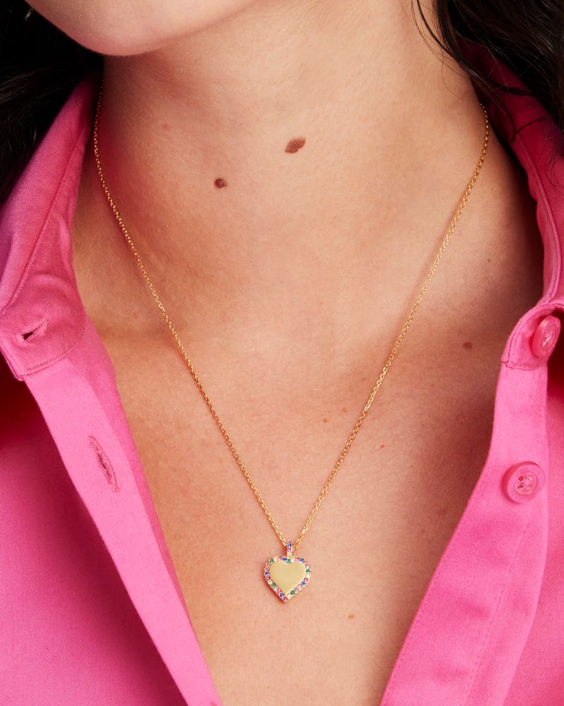 Heart necklace deals kate spade