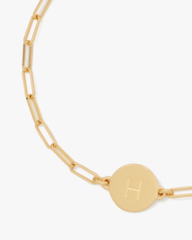 Kate Spade A Initial Chain Bracelet