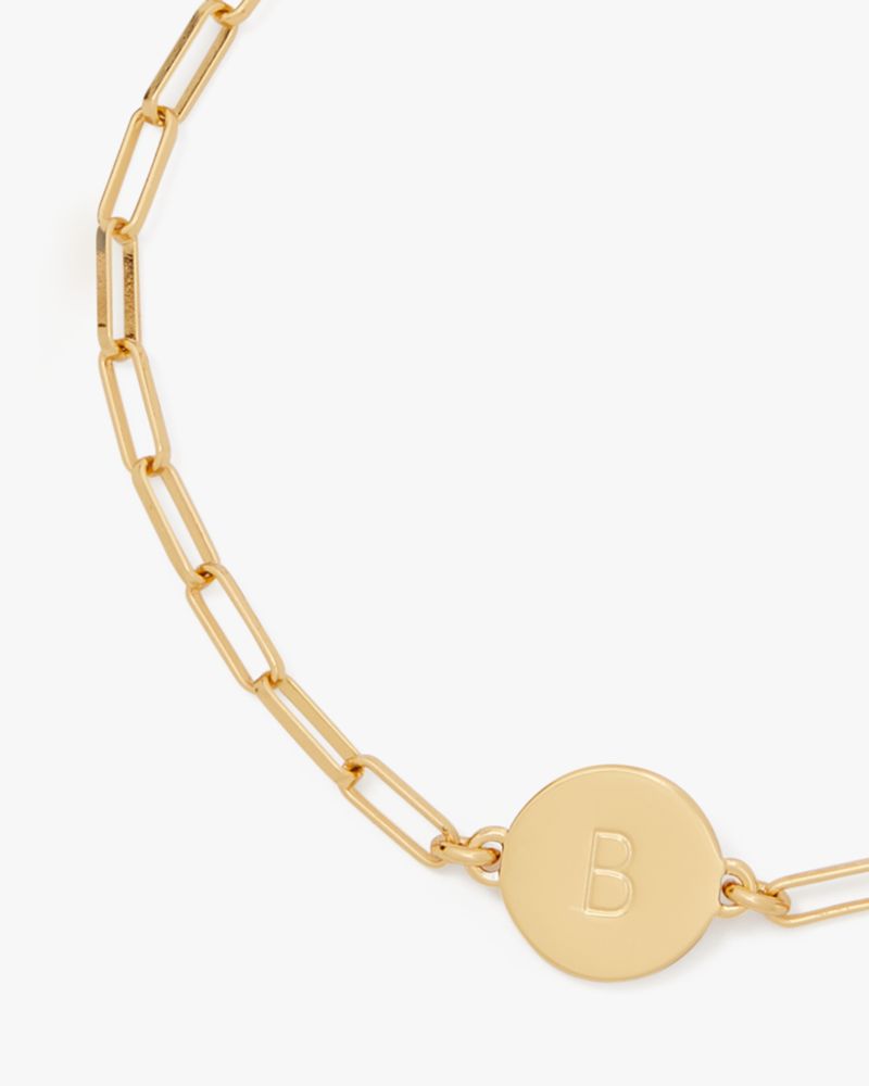 Kate Spade B Initial Chain Bracelet. 4