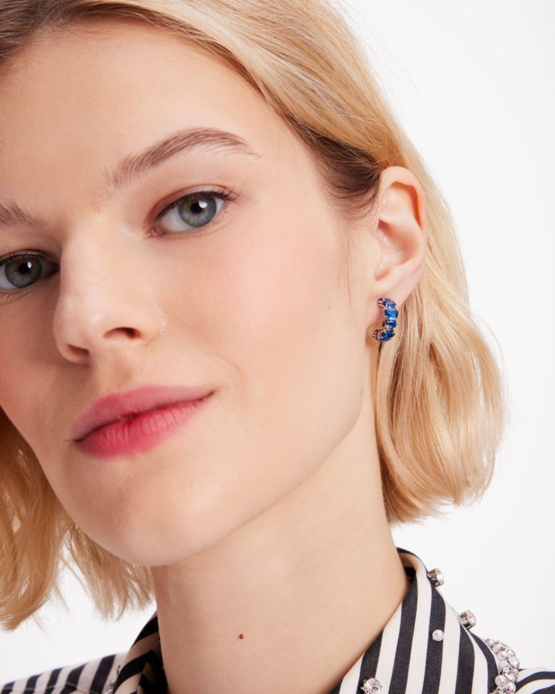 Kate Spade,Candy Shop Small Stone Hoops Boxed Set,