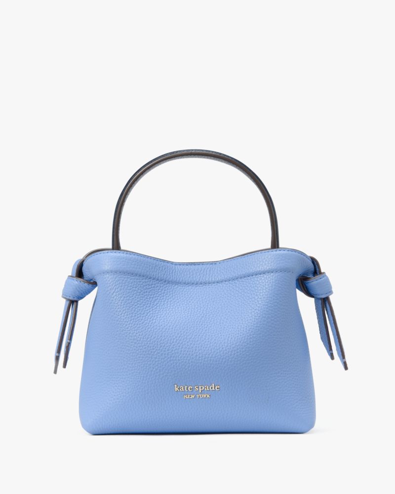 Kate Spade,Knott Colorblocked Mini Crossbody Tote,Genie Blue Multi