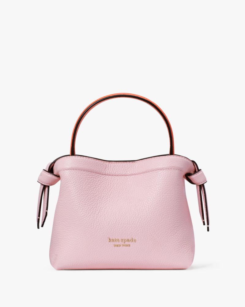 Kate Spade,Knott Colorblocked Mini Crossbody Tote,Crepe Pink Multi