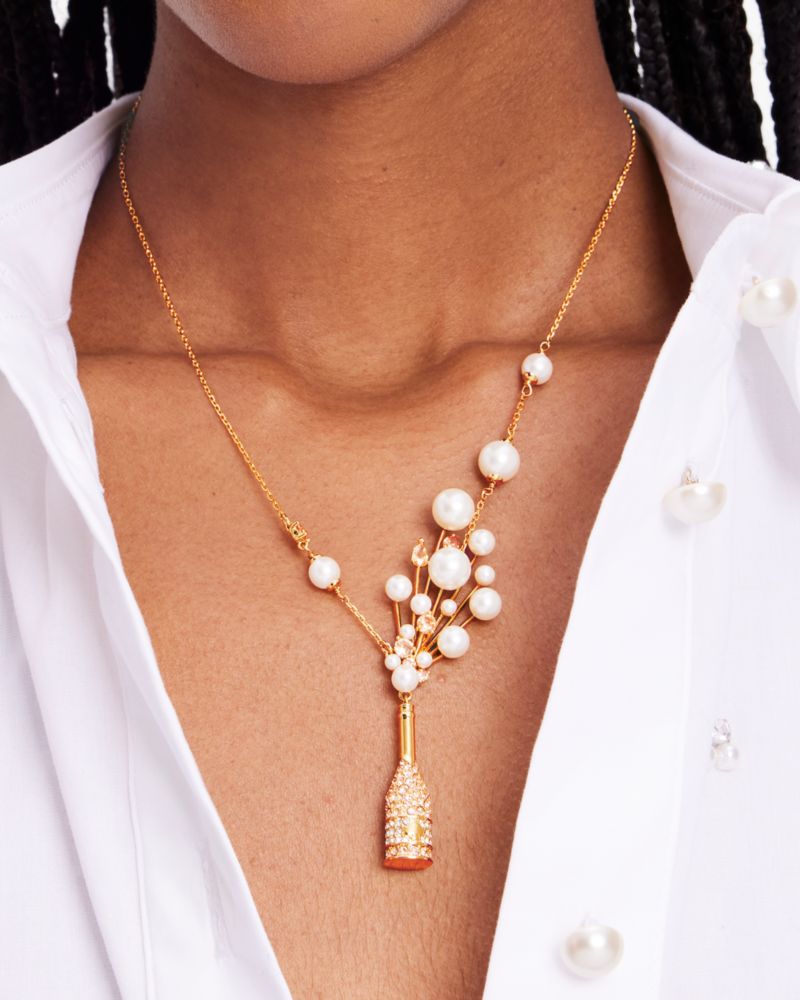 Cheers To That Statement Pendant | Kate Spade New York