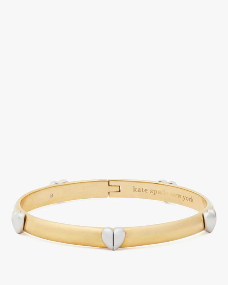 Heartful Hinged Bangle | Kate Spade Outlet