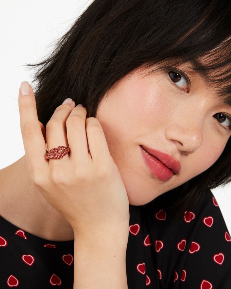 Kate Spade,キス キス ステートメント リング,ジュエリー,