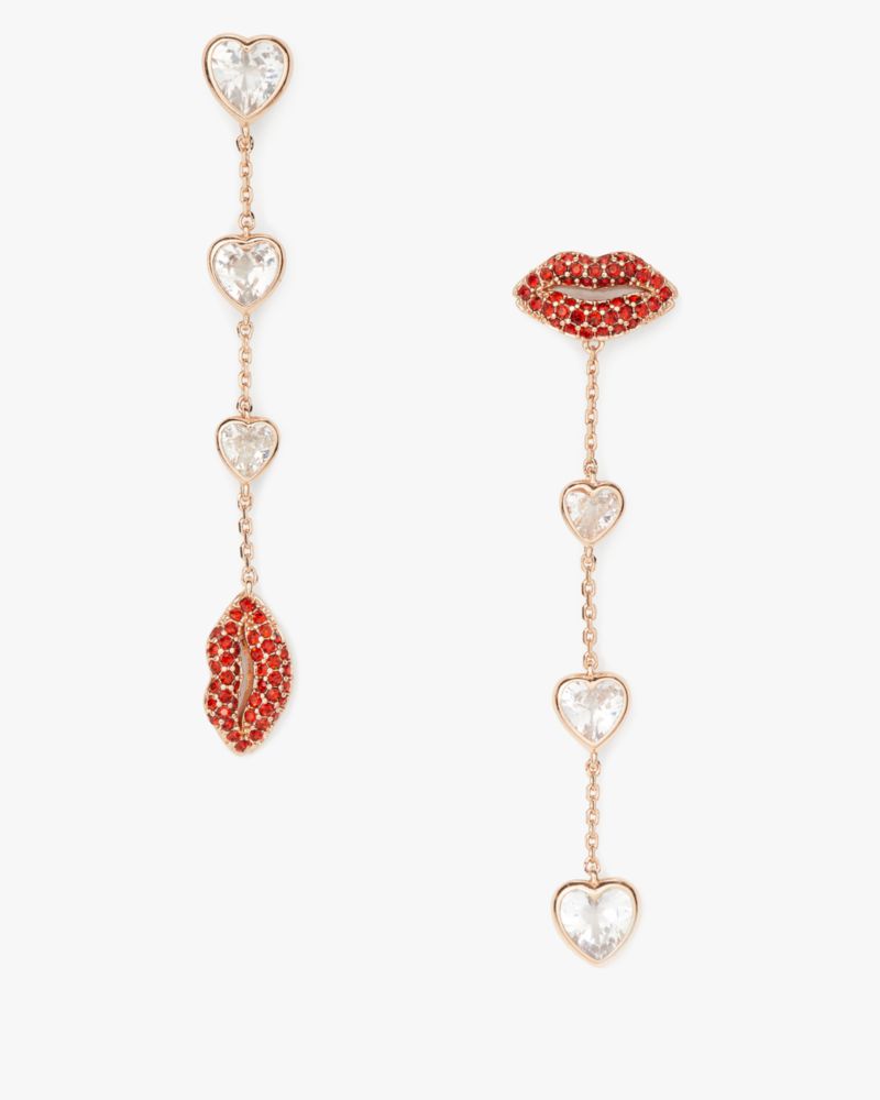 Kate Spade,Kiss Kiss Linear Earrings,