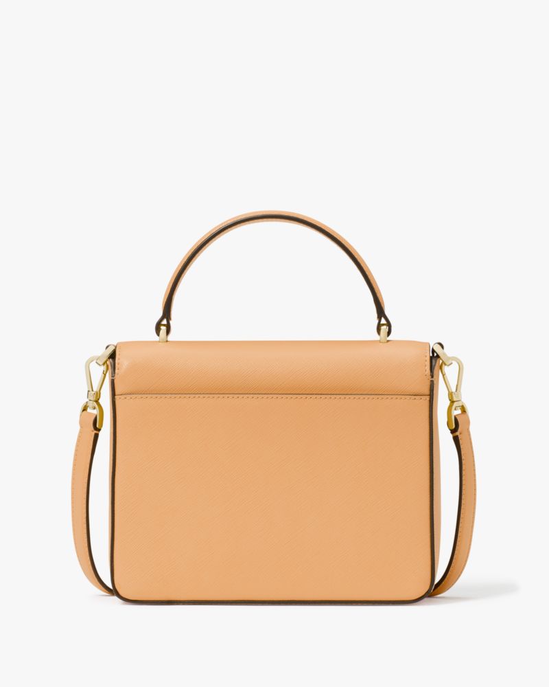 Kate Spade,Reegan Small Top Handle Crossbody,Lining Leather,Crossbody,Logo,Metal,Lined,Day Party,