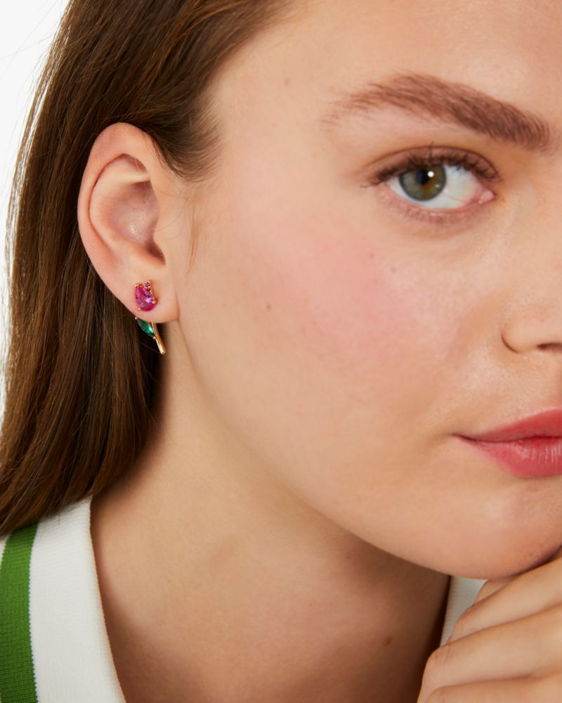 Kate Spade,Greenhouse Tulip Studs,