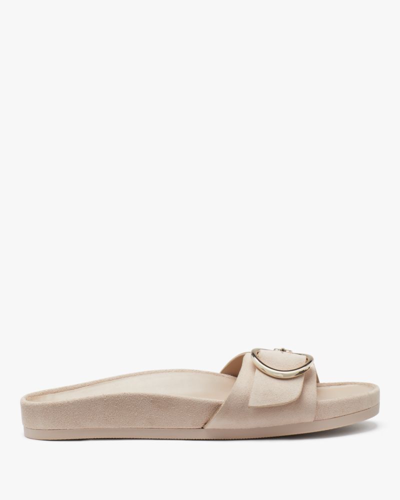 Kate Spade,Della Slide Sandals,Warm Beige