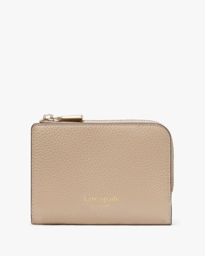 Kate Spade,アヴァ カラーブロックド ジップ バイフォールド ウォレット,タイガーズアイマルチ