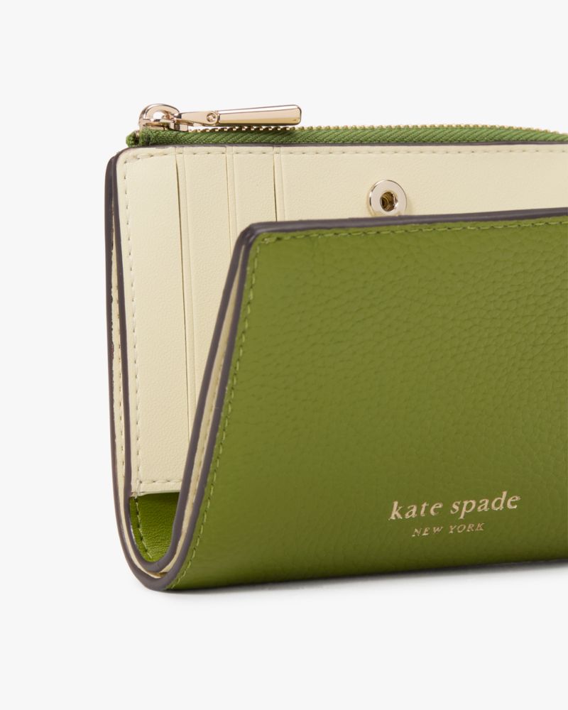 Kate Spade,アヴァ カラーブロックド ジップ バイフォールド ウォレット,ミニ財布,ジャングルヴァインマルチ