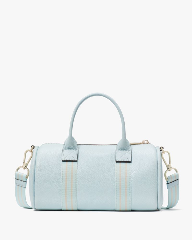 Kate Spade,Rosie Small Duffle Crossbody,Lining Leather,Leather,Barrel Bag,Coin,Stripe,Logo,Metal,Word Embellishment,Lined,...,