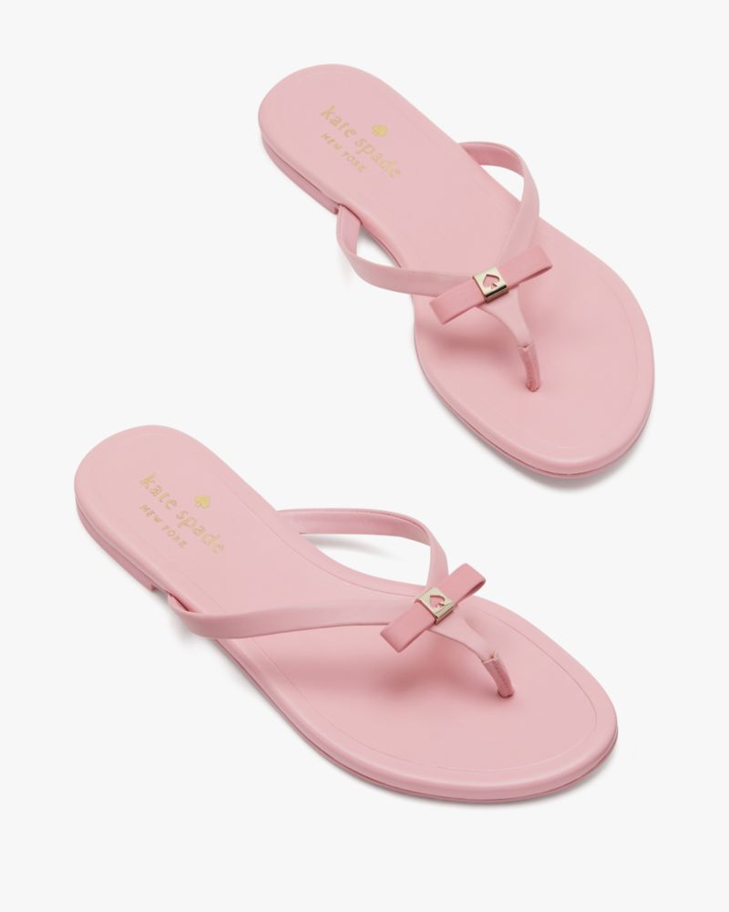 Kate spade flip flops with bow on sale