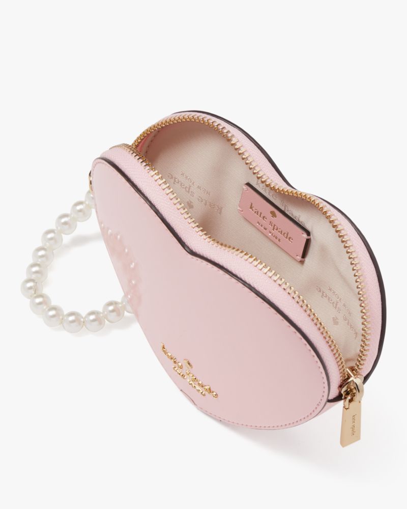 Kate Spade,Love Shack 3D Heart Wristlet,