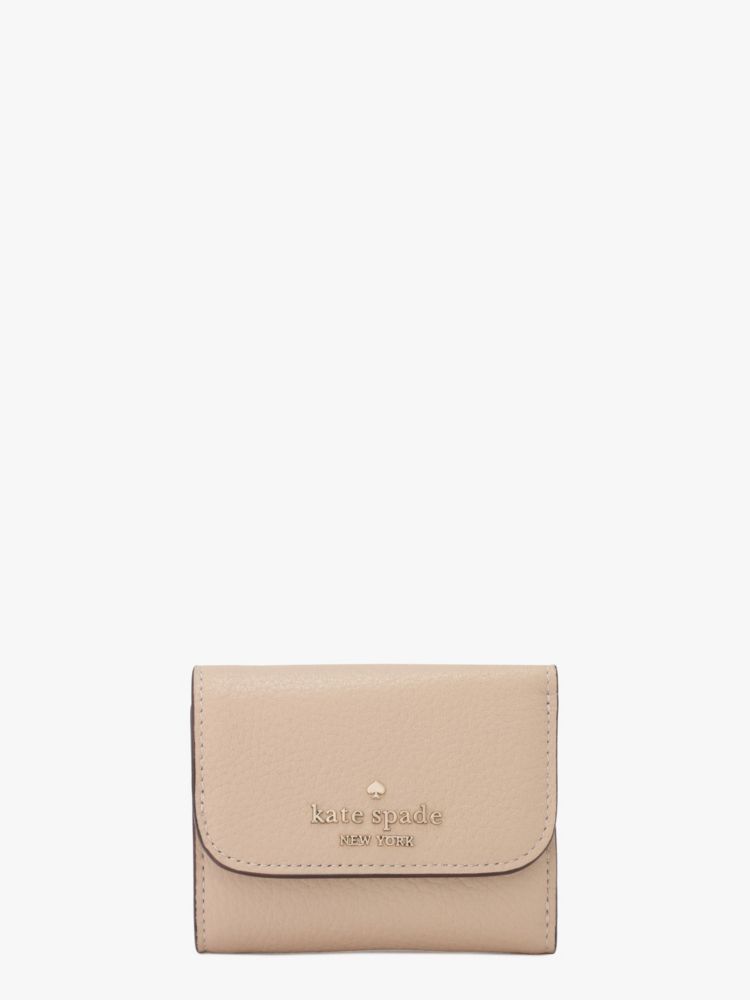 Kate Spade,レイラ スモール トリフォールド ウォレット,財布小物,ライトサンド