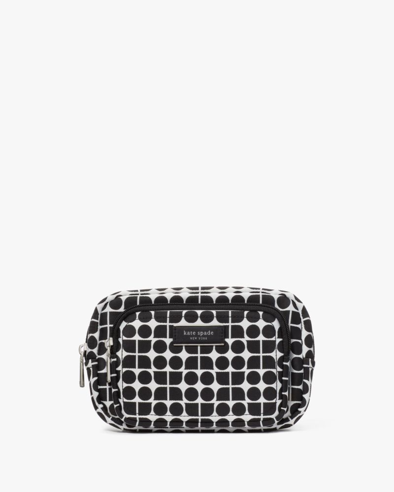 Kate Spade,ノエル ジャカード ベルト バッグ,クラッチ,ブラックマルチ