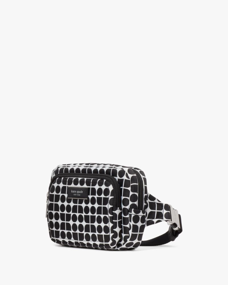 Kate Spade,ノエル ジャカード ベルト バッグ,バッグ,ブラックマルチ