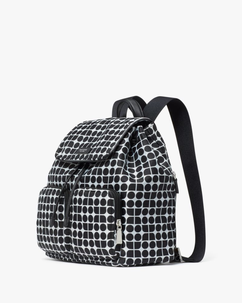 Kate Spade,Noel Jacquard Backpack,Black Multi