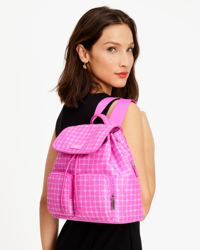 Kate Spade,ノエル ジャカード バックパック,リュック,