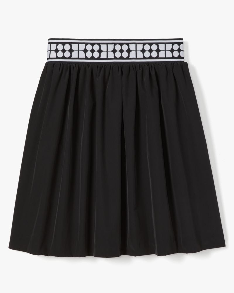 Kate Spade,Noel Taffeta Skirt,Black