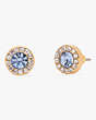 Kate Spade,You're A Gem Pave Halo Studs,Perfect Pool