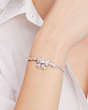 Kate Spade,Happily Ever After Tennis Bracelet,Clear/Silver