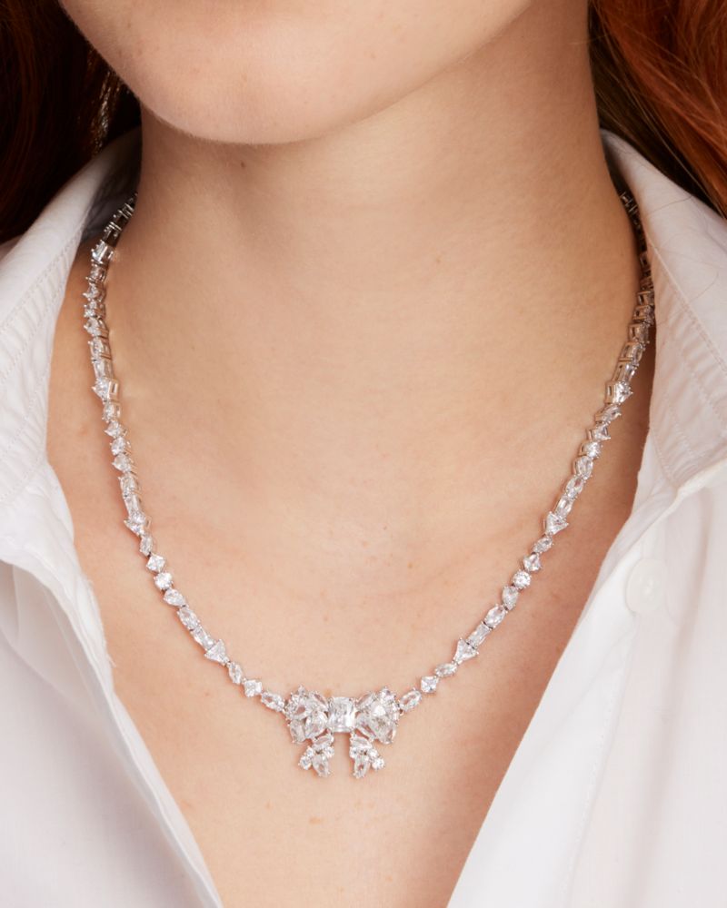 Kate Spade,Happily Ever After Statement Tennis Necklace,