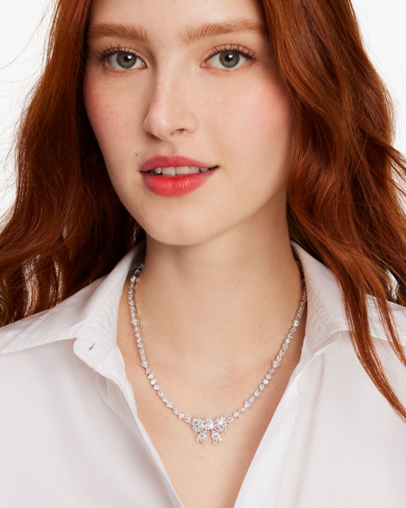 Kate Spade,Happily Ever After Statement Tennis Necklace,