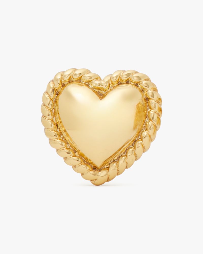 Kate Spade,ゴールデン アワー ミニ ハート ピアス,ジュエリー,ゴールド