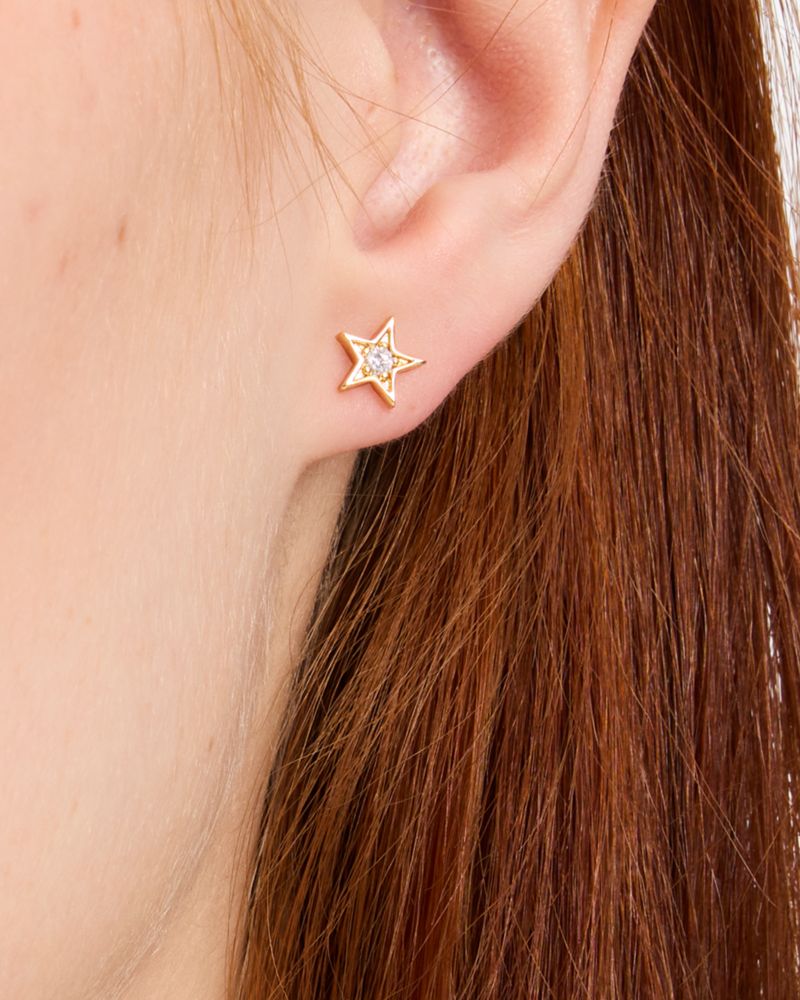 Kate Spade,Set In Stone Mini Star Studs,