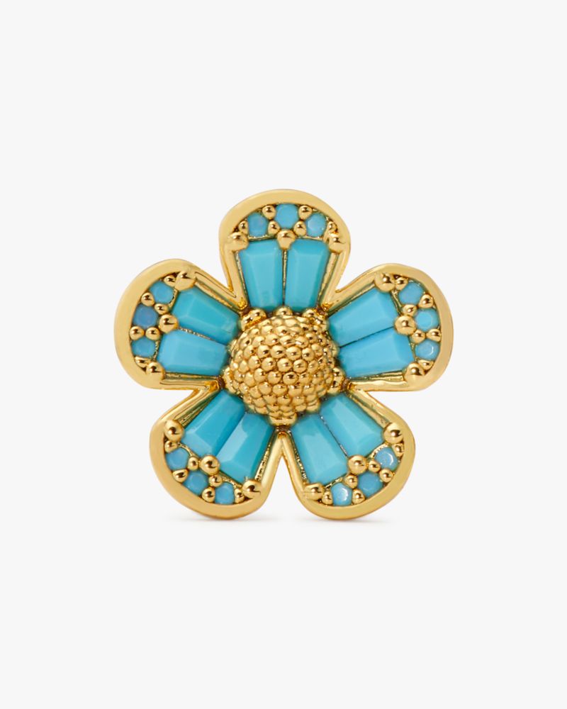 Kate Spade,フルーレット ピアス,ジュエリー,アクア