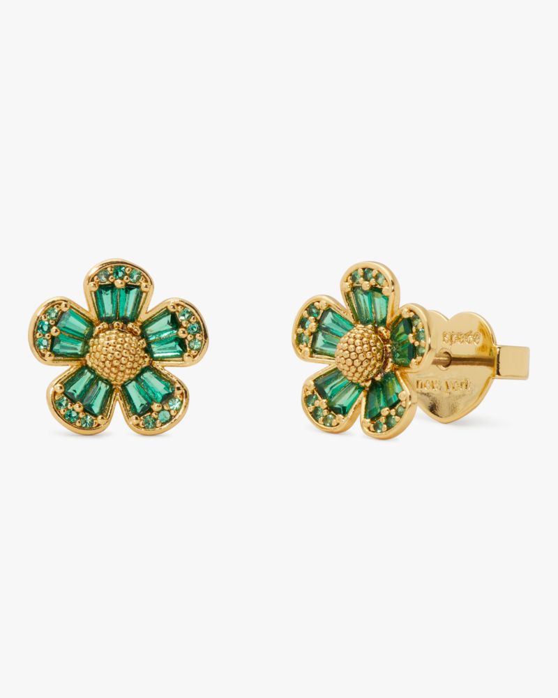 Kate Spade,Fleurette Studs,Green